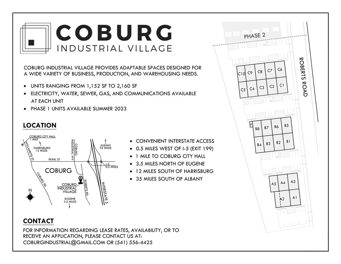 90900 Roberts Rd, Coburg, OR 97408 Coburg Industrial Village